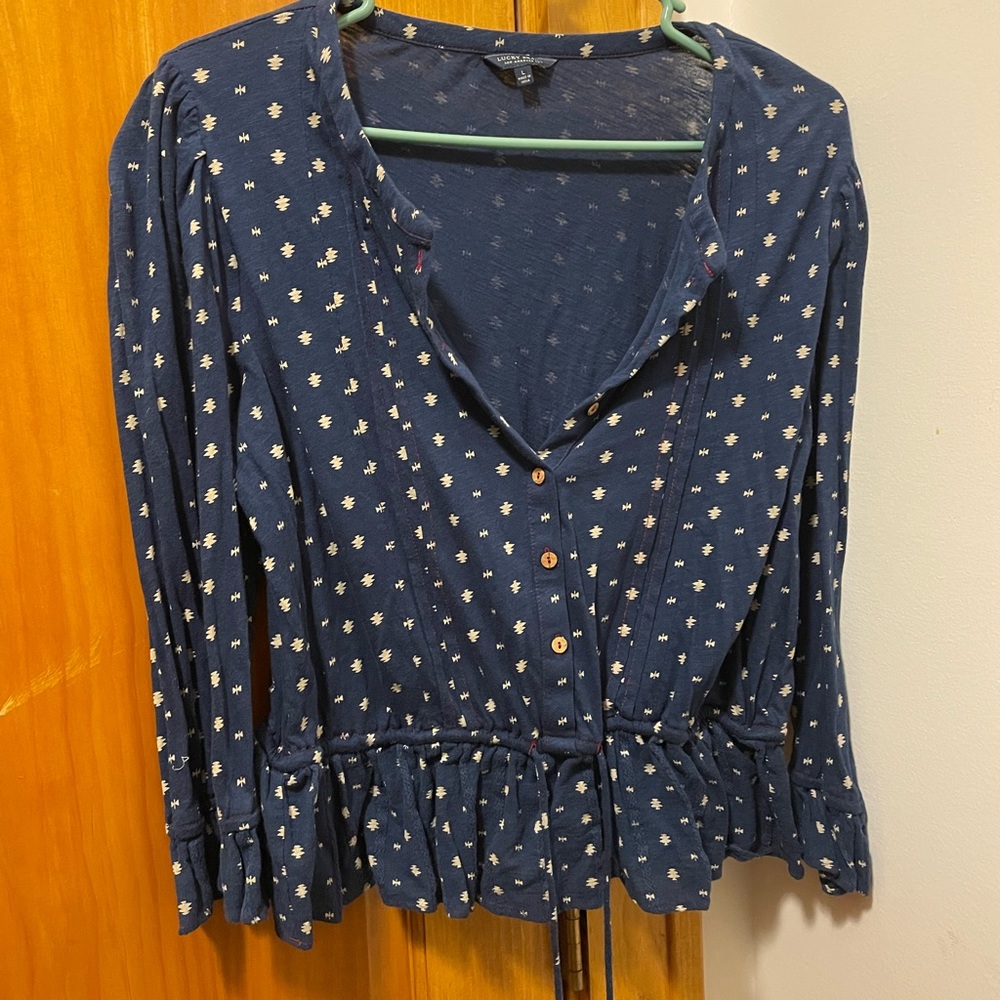 Lucky Brand peasant tops. x2.